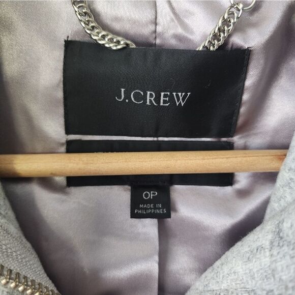 J crew chateau parka in ltalian stadium-cloth coat jacket without fur - Picture 4 of 14